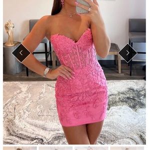 New Lace Sweetheart Homecoming Dress